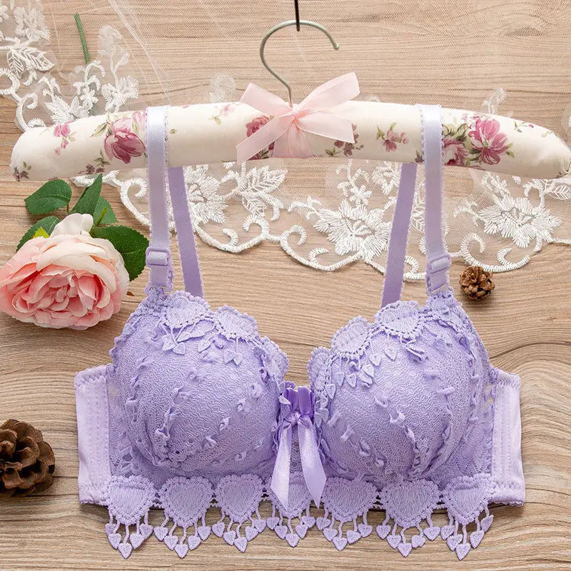 Lingerie Underwire Bra with Lace Detail
