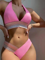 Stunning Two-Tone Bikini Set