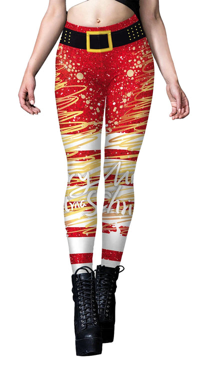 Christmas Leggings For Women Festive Style