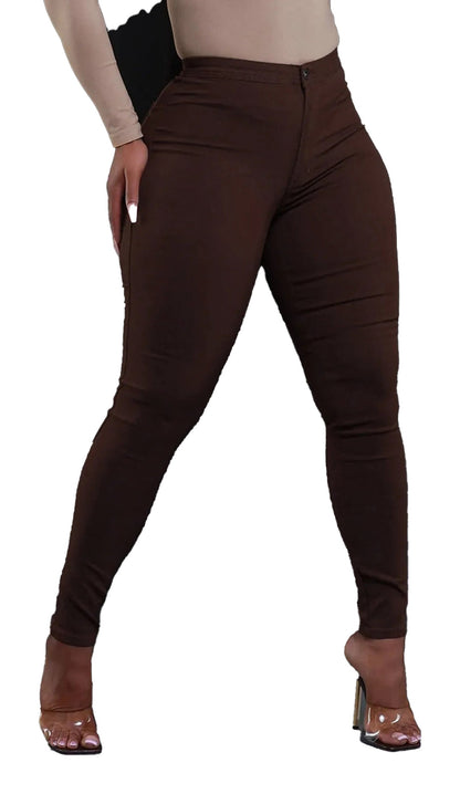 Womens High Waisted Skinny Jeans