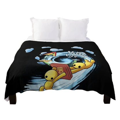 Wobbly Life Throw Blanket