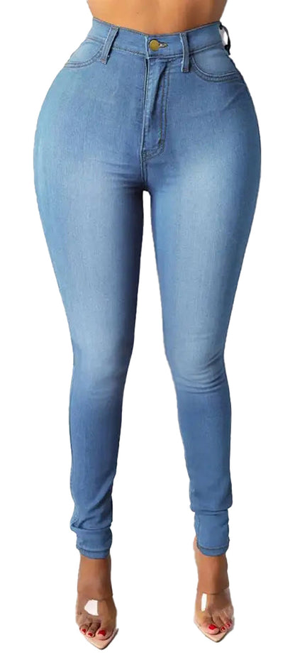 High Waisted Skinny Jeans For Women