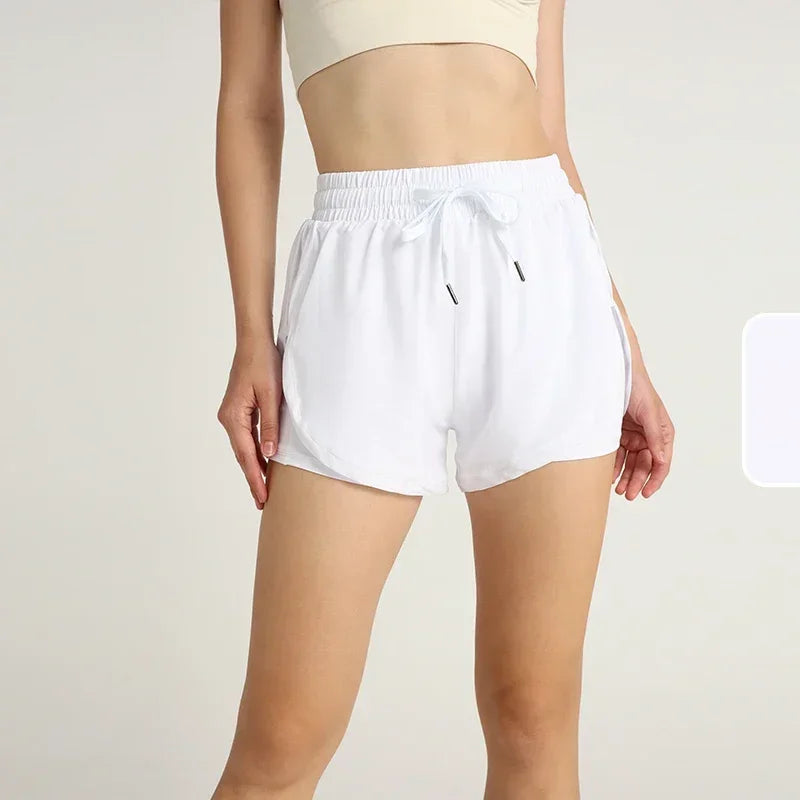 Womens High Waist Yoga Shorts Stylish & Comfy