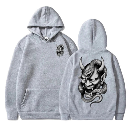 Mens Printed Hoodie With Unique Design