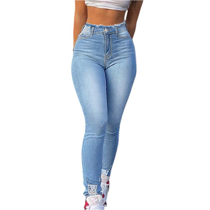 High Waist Skinny Jeans For Women