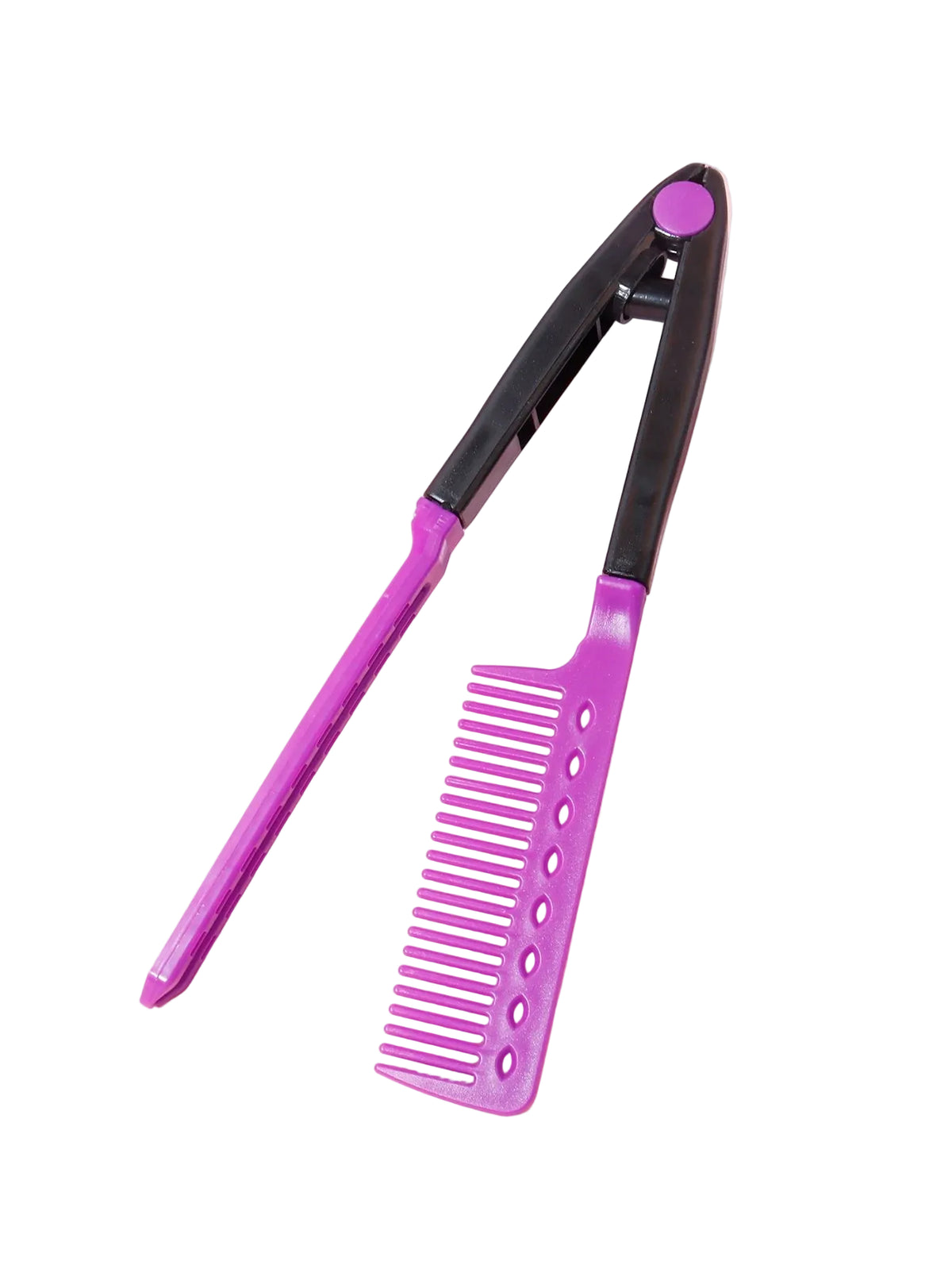 Hair straightening brush
