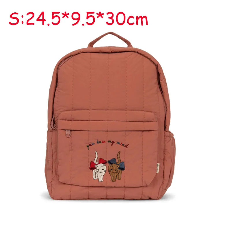 Parent and Child Kids Cotton Travel Backpack