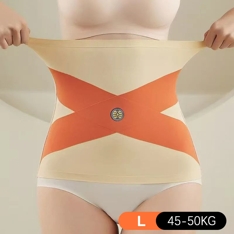 High Elasticity Seamless Postpartum Body Shaper and Sports Waist Support Girdle Belt