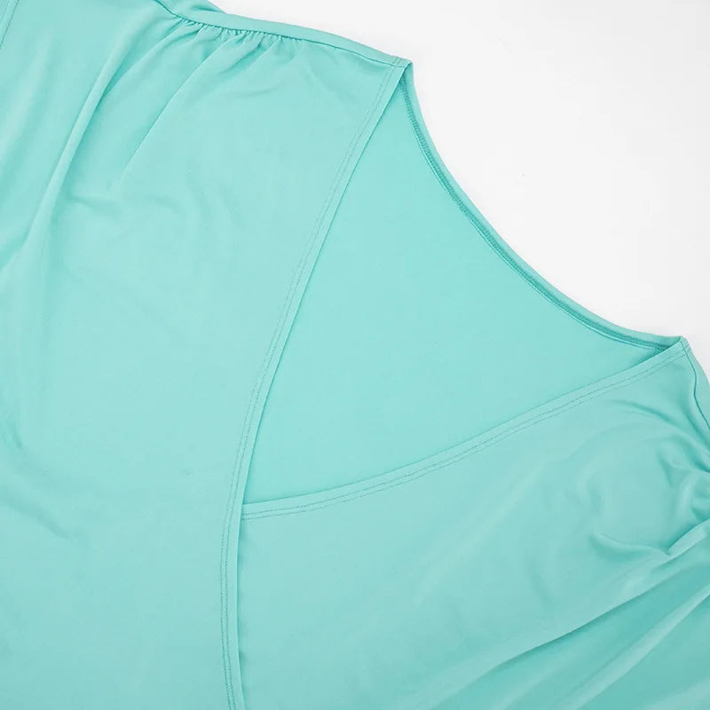 Mini Dress in Aqua - Elegant & Chic Style