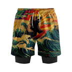 Men's Quick - Dry Digital Print Surf Board Shorts