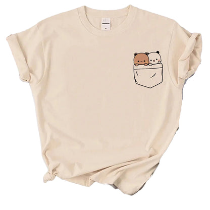 Bubu And Dudu Women's Funny 2000s Style Graphic Top – Front View