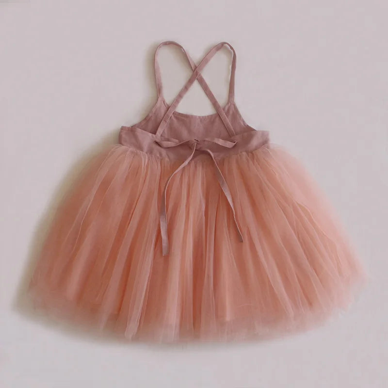 Toddler Kids Summer Baby Tutu Birthday Party Dress