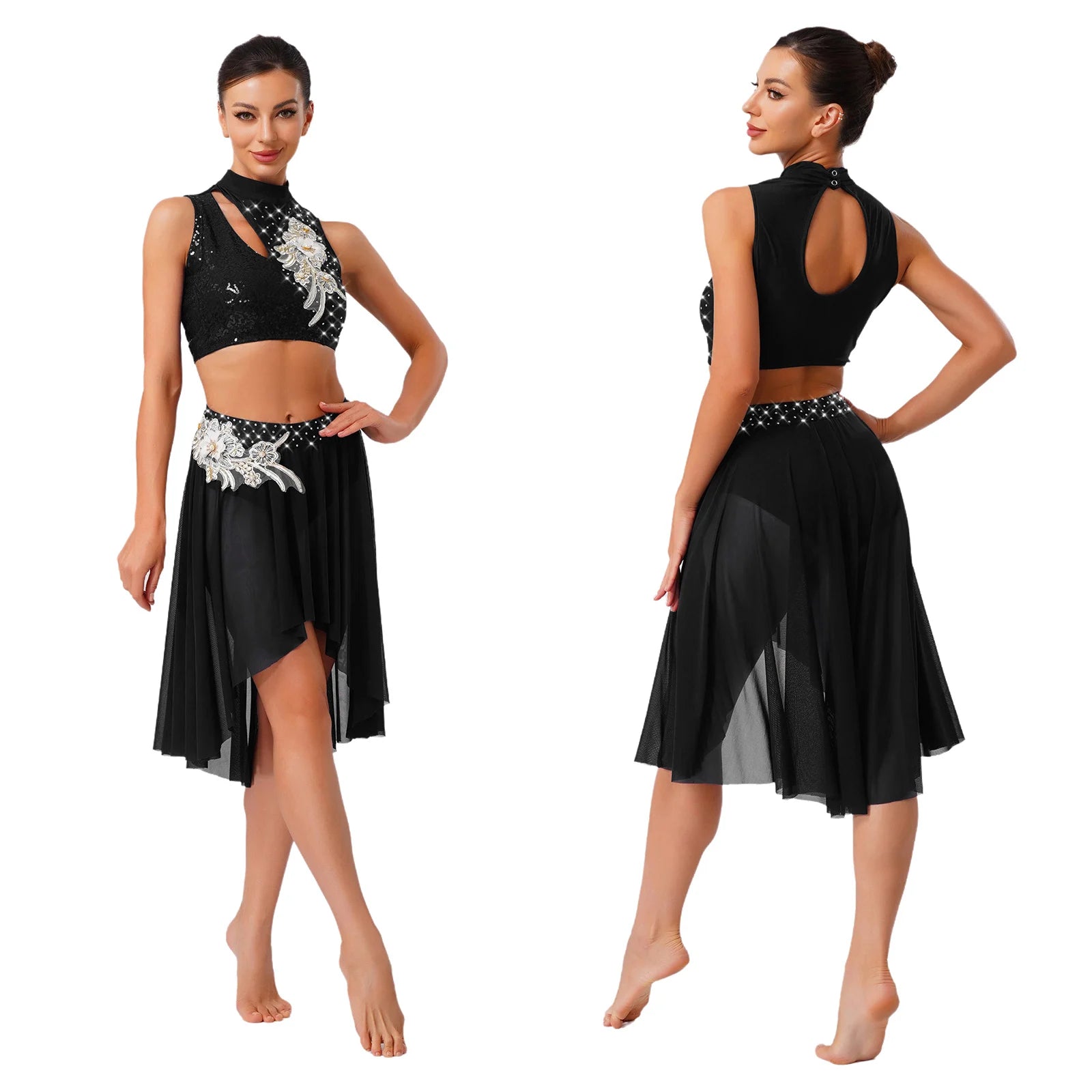 Dancewear Skirt Set for Performers