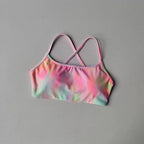 Cross Back Shock Resistant Gym and Yoga Sports Bra