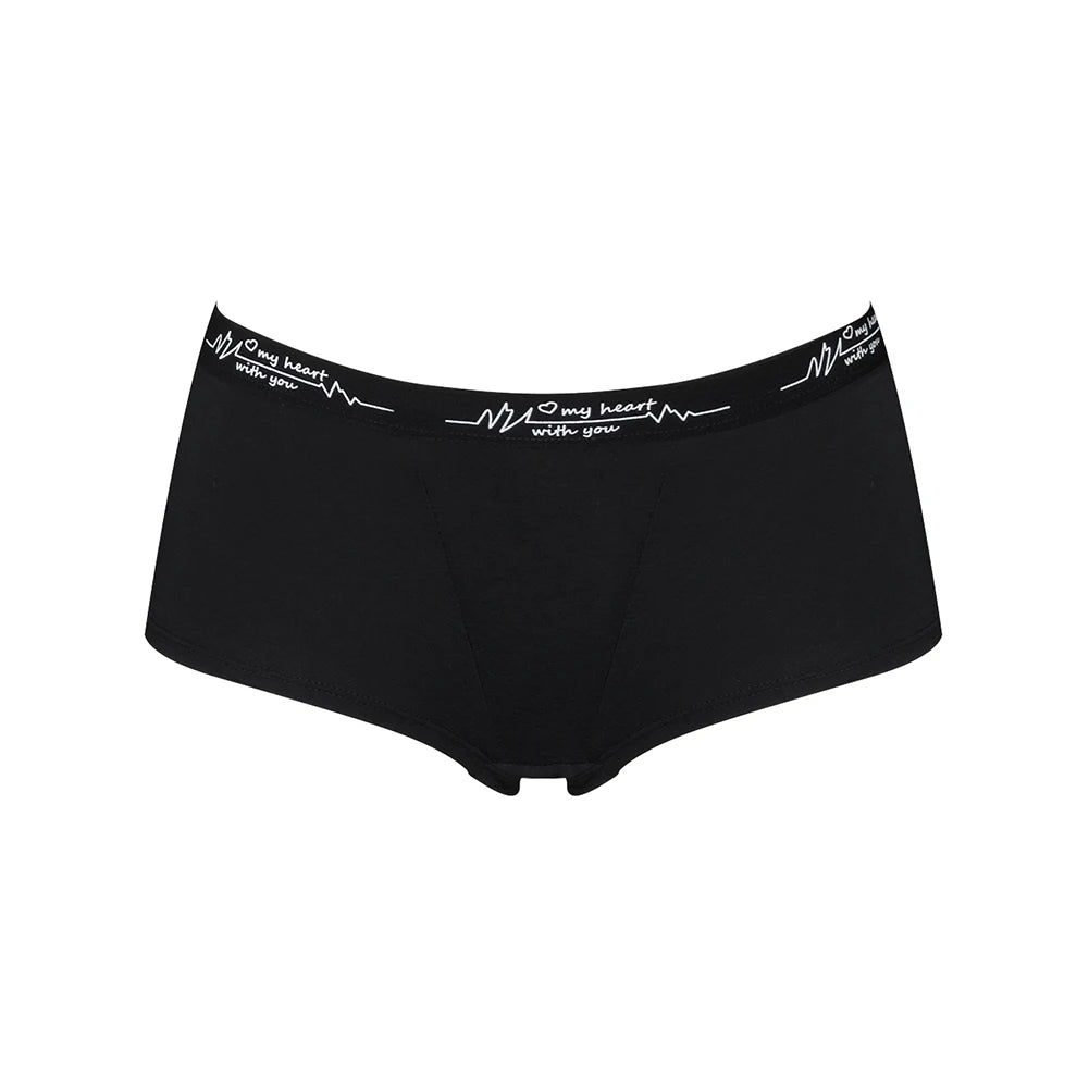 Womens Solid Color Boxer Briefs Set