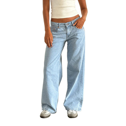 Womens Low Rise Jeans Trendy Fit