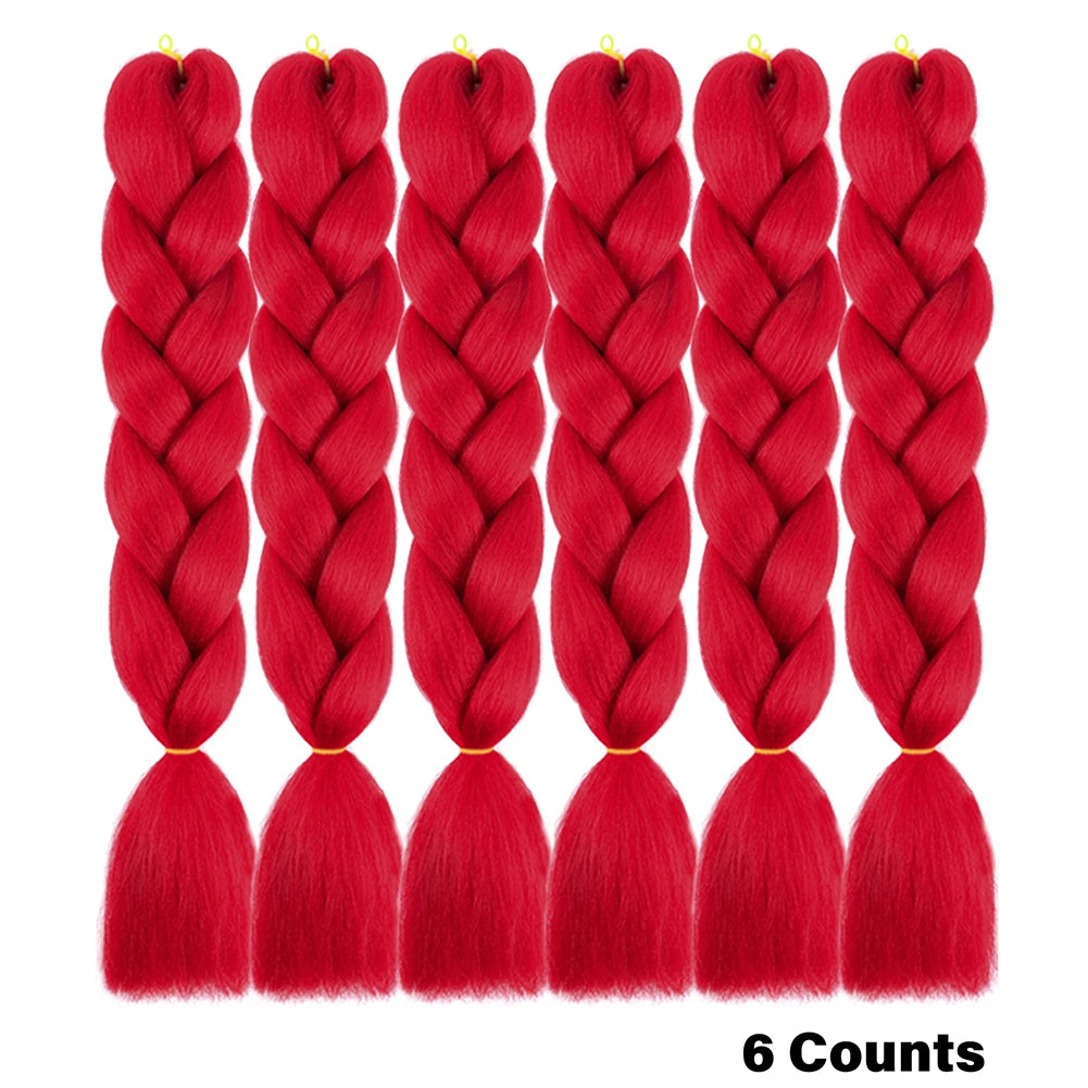 Ombre Crochet Braiding Hair Extensions