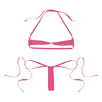 Micro Bikini - Pink Trendy Swimwear
