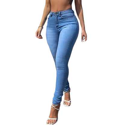 Women High Waist Skinny Jeans For Trendy Fit