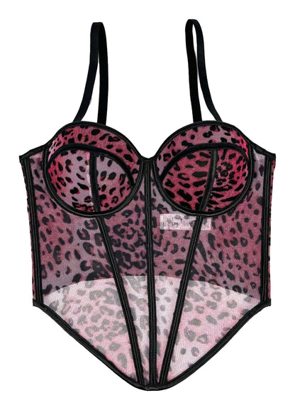 Sexy Red Corset Top For Women