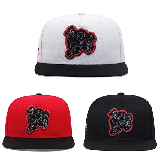 Hip Hop Playing Card Embroidered Hat