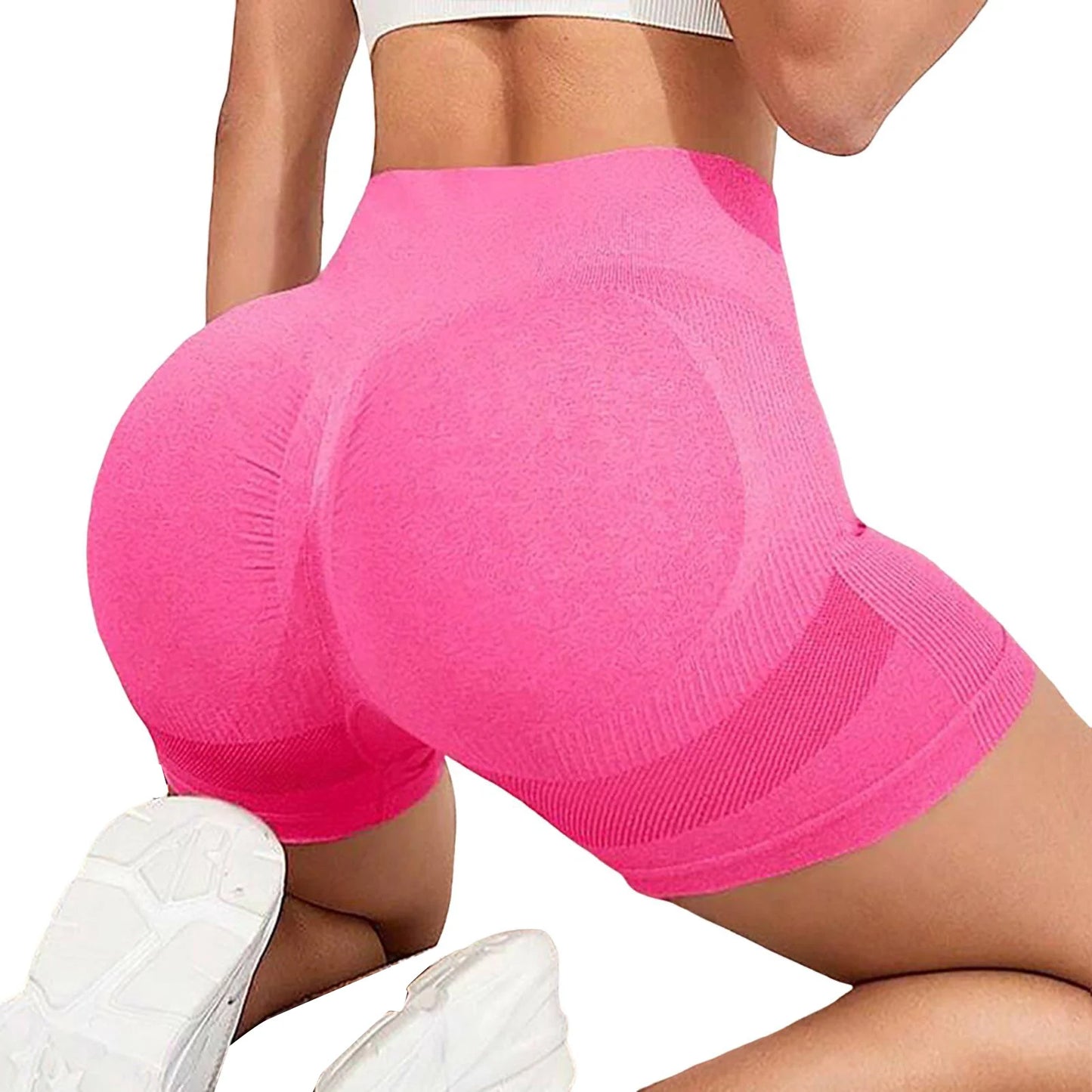 High Waist Push Up Yoga Shorts