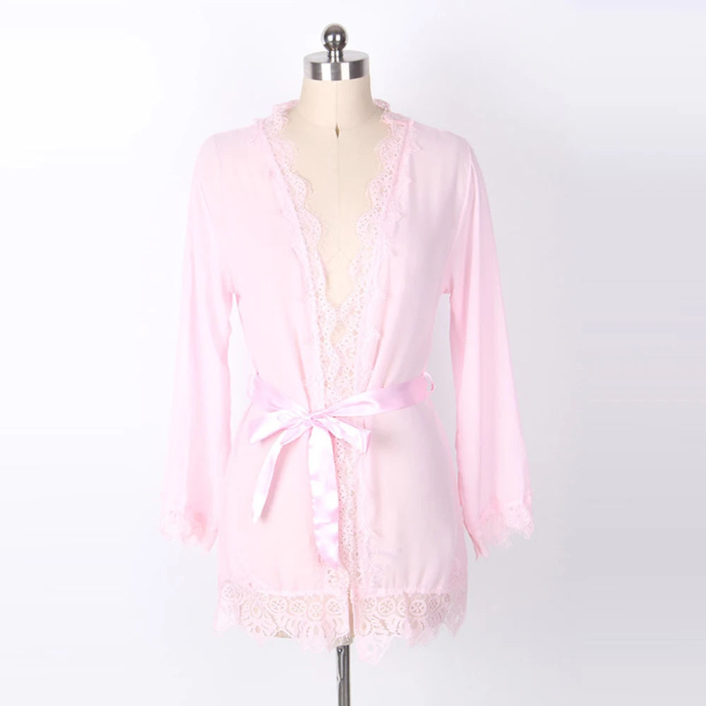 Lingerie Babydoll with Lace Trim