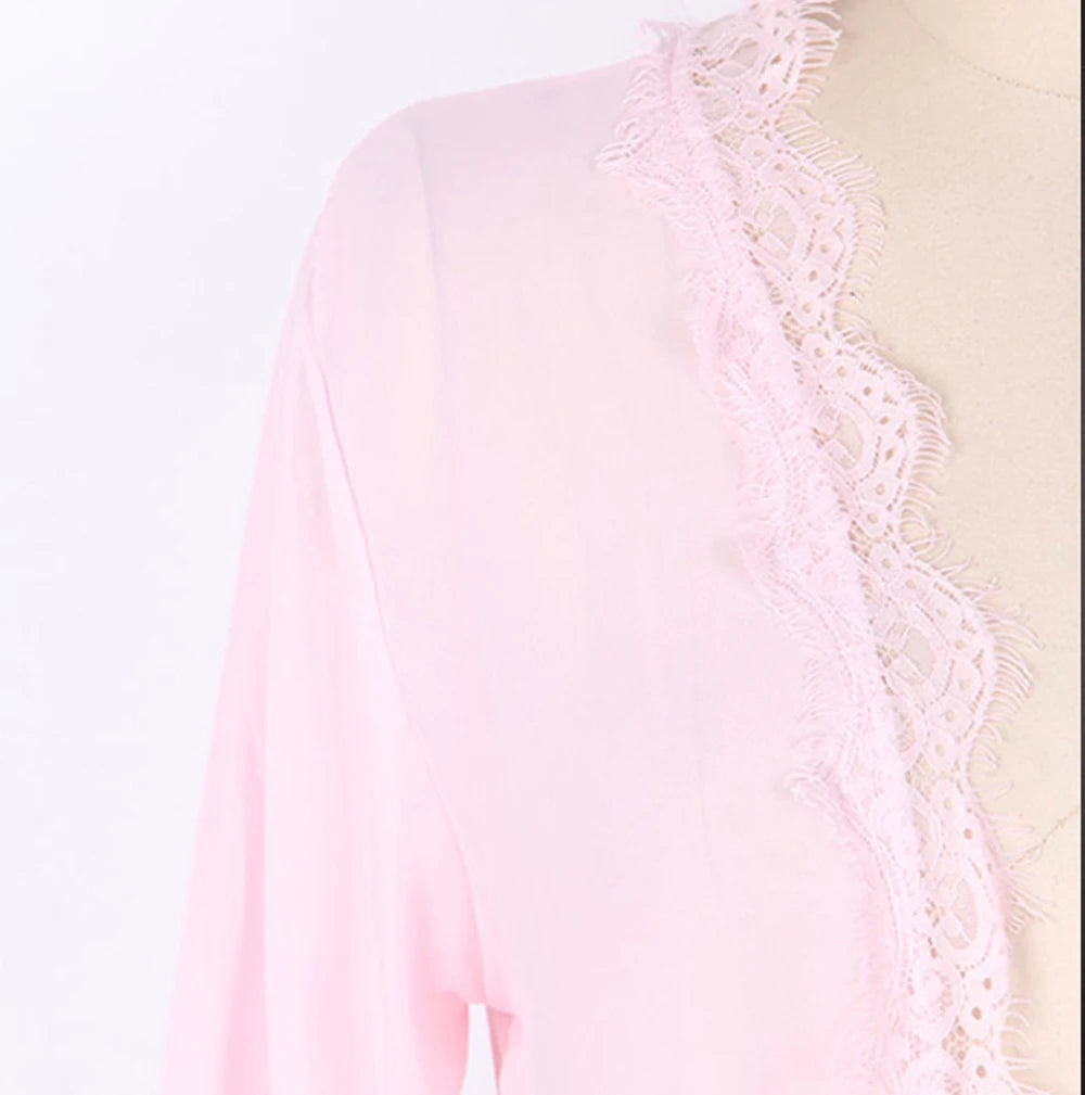 Lingerie Babydoll with Lace Trim