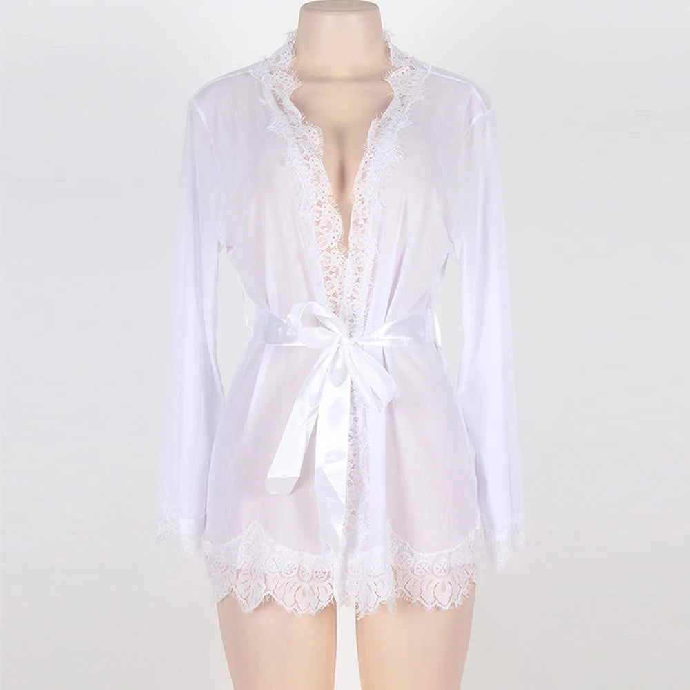 Lingerie Babydoll with Lace Trim