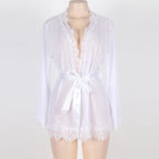 Lingerie Babydoll with Lace Trim