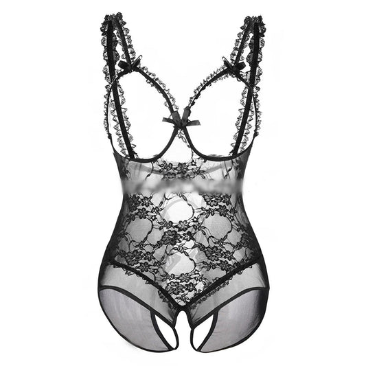 Plus Size Sexy Lace Lingerie Teddy