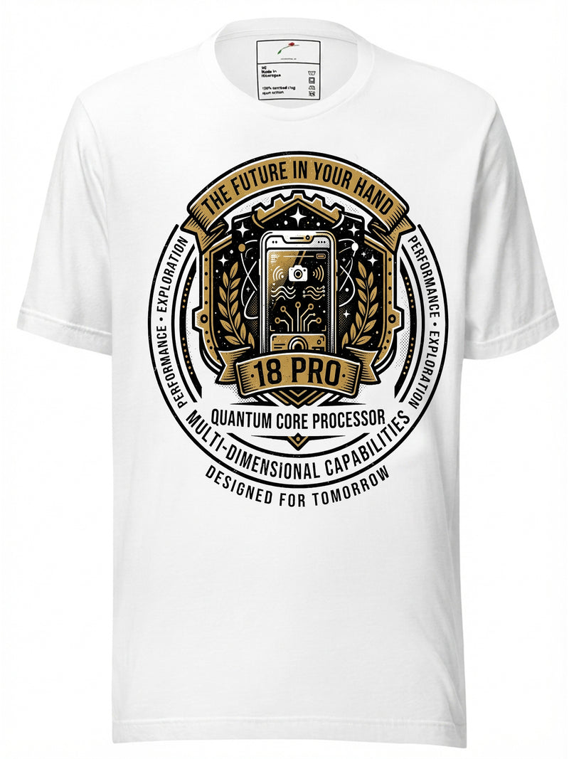 Apple iPhone 18 Pro Retro Tech Graphic T-Shirt