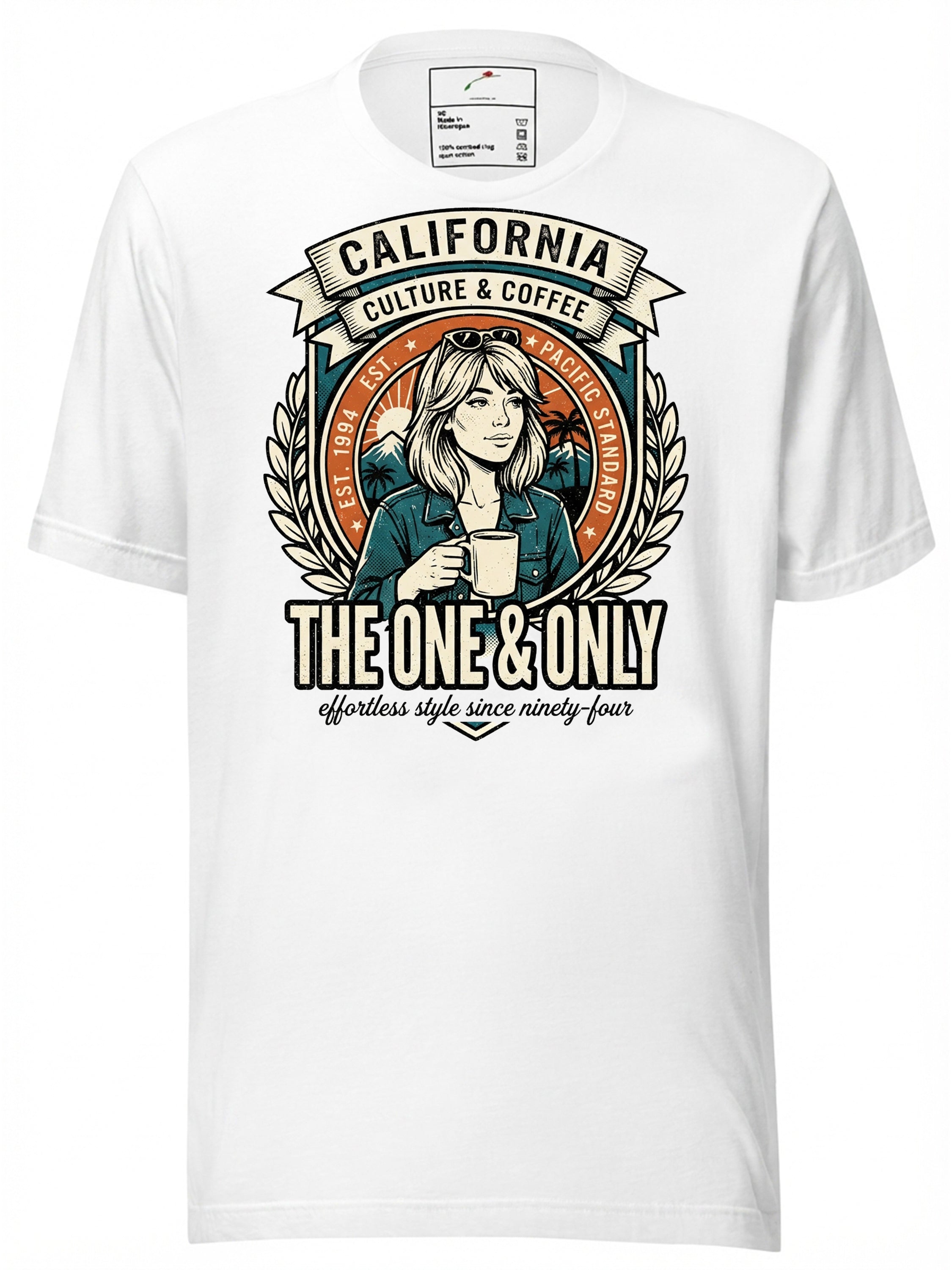 The Jennifer Aniston Graphic Tee – Vintage Wash Comfort fit