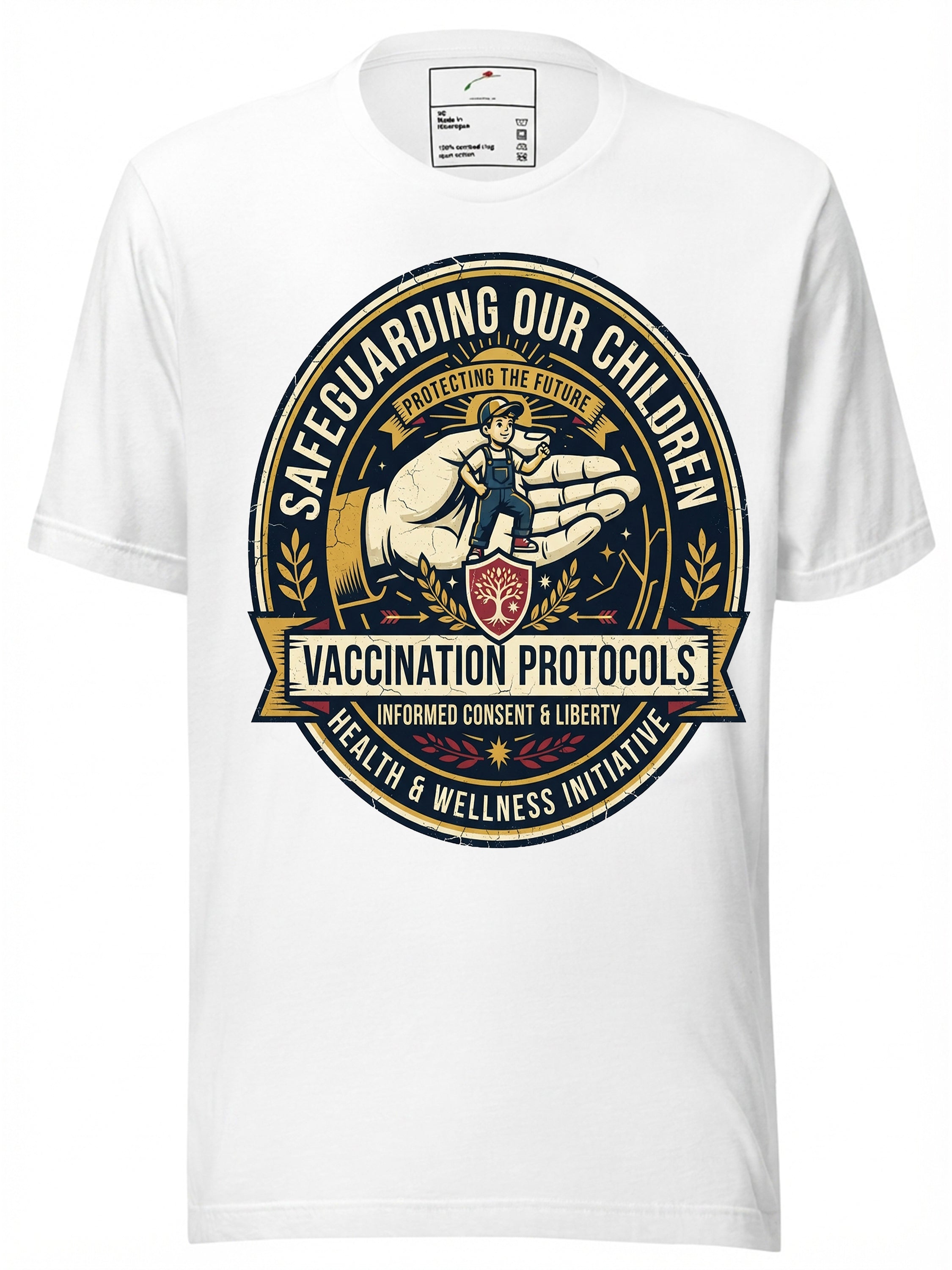 Retro Childhood Vaccine Executive Order Graphic Tee