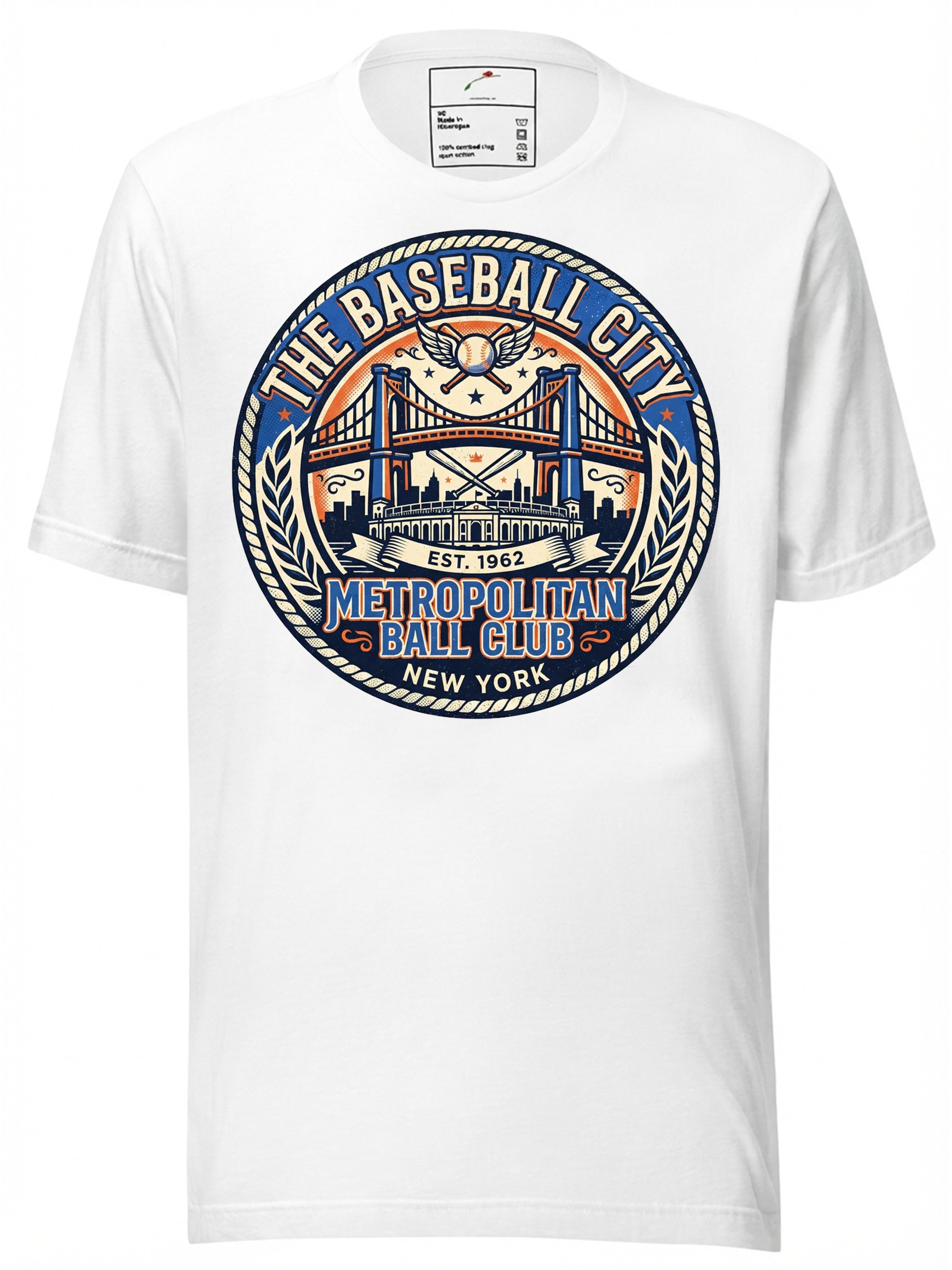 New York Baseball Vintage Crest Unisex T-Shirt