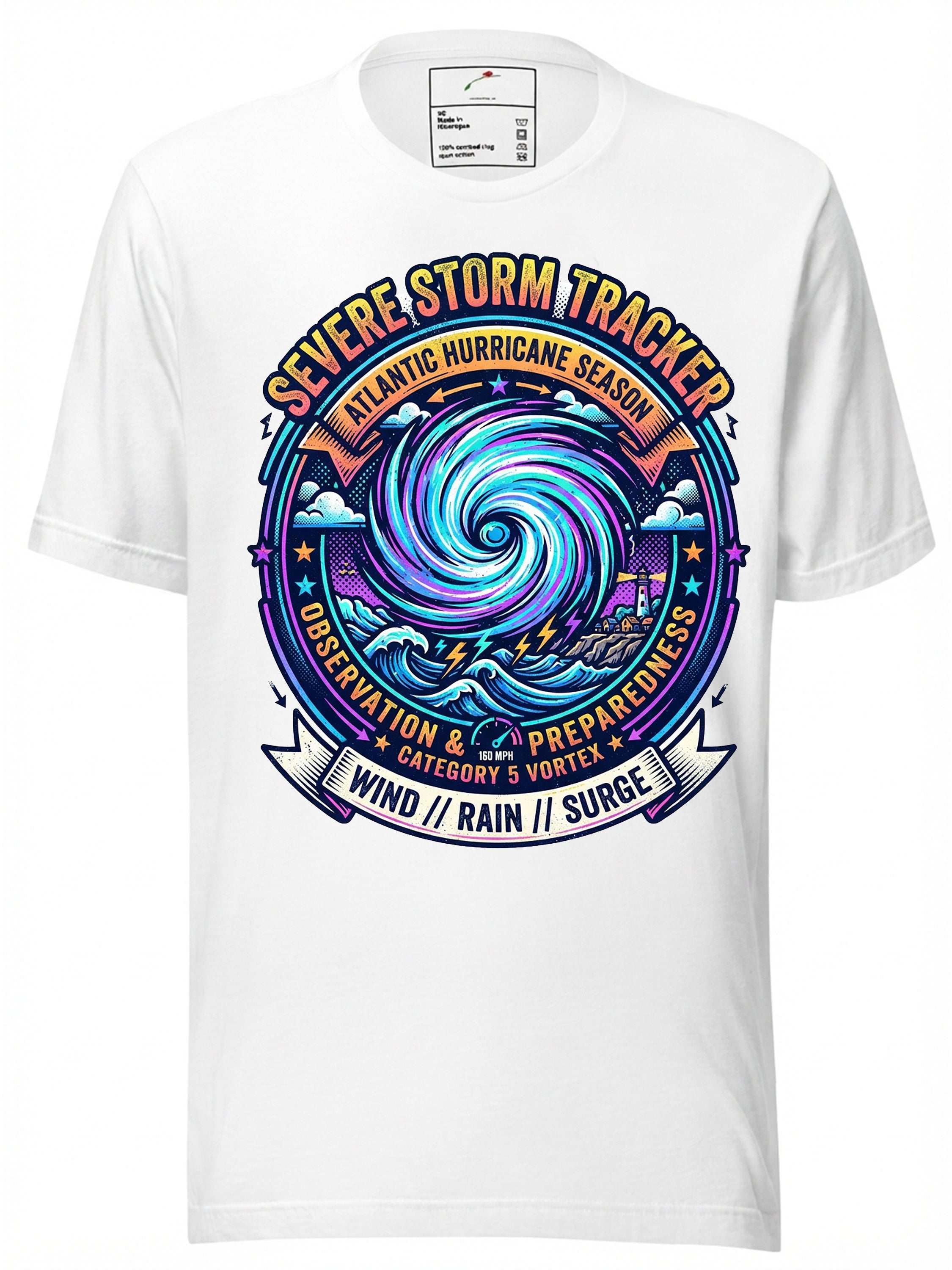 NOAA Hurricane Weather Radar Graphic T-Shirt
