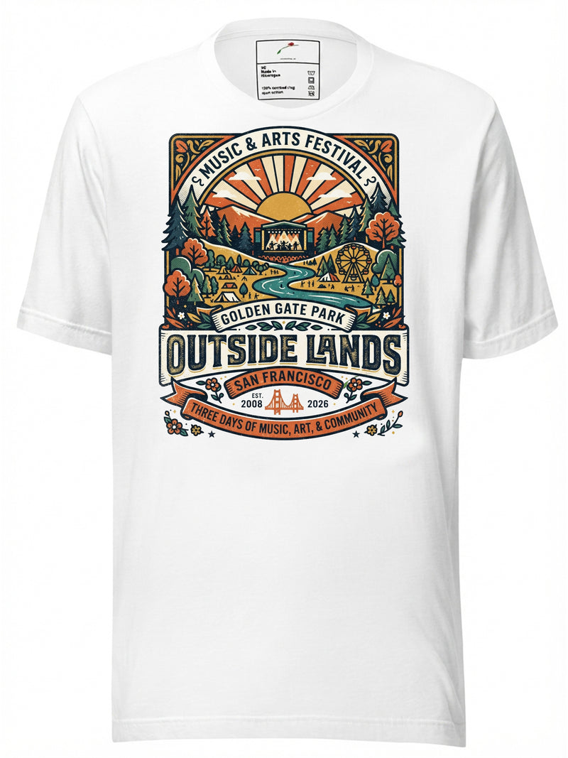 Official Outside Lands 2026 Festival Tee
