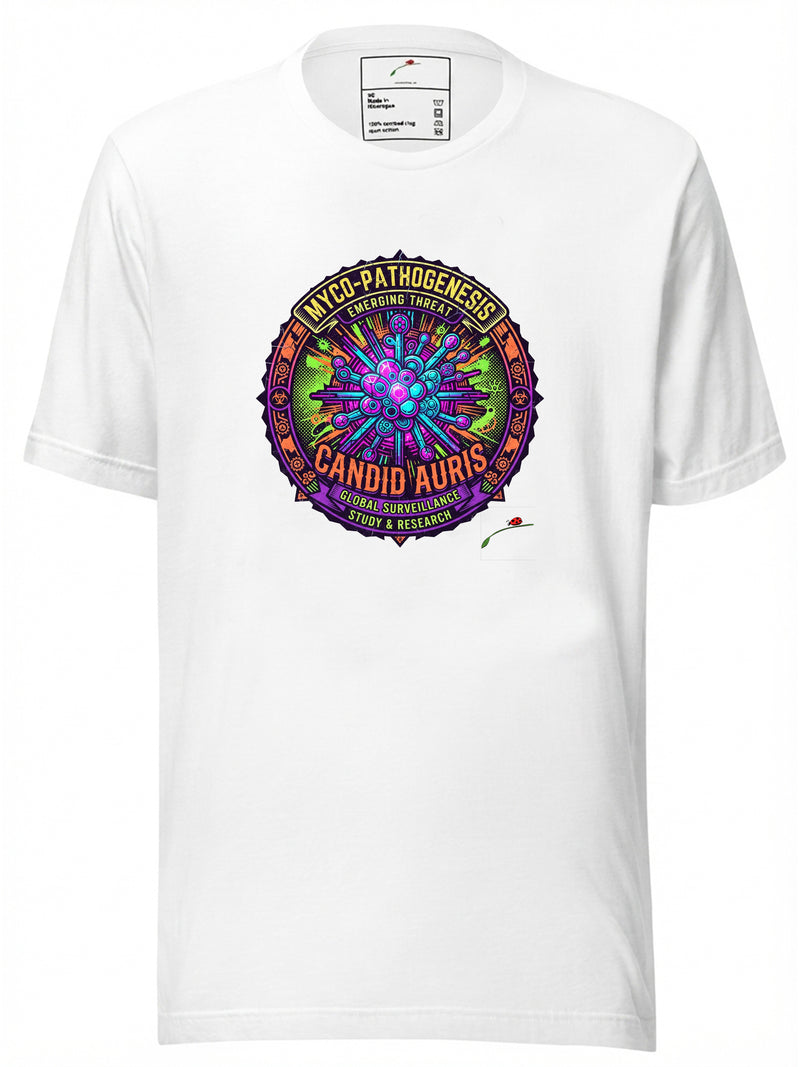 Candida Auris Graphic Tee | Fungal Awareness Cotton Shirt