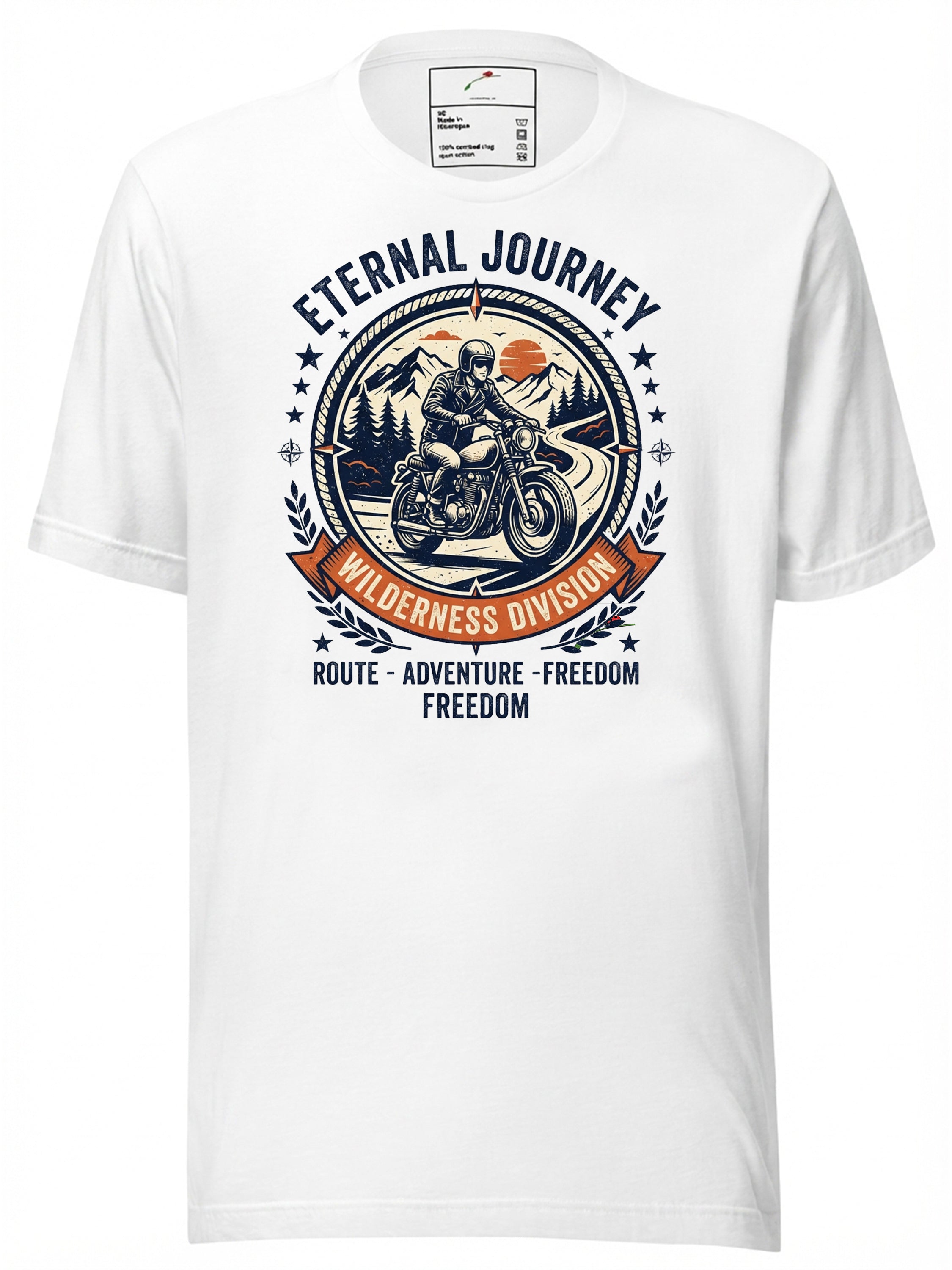 The Strong Rider Graphic Tee | Vintage Biker Spirit Cotton T-Shirt