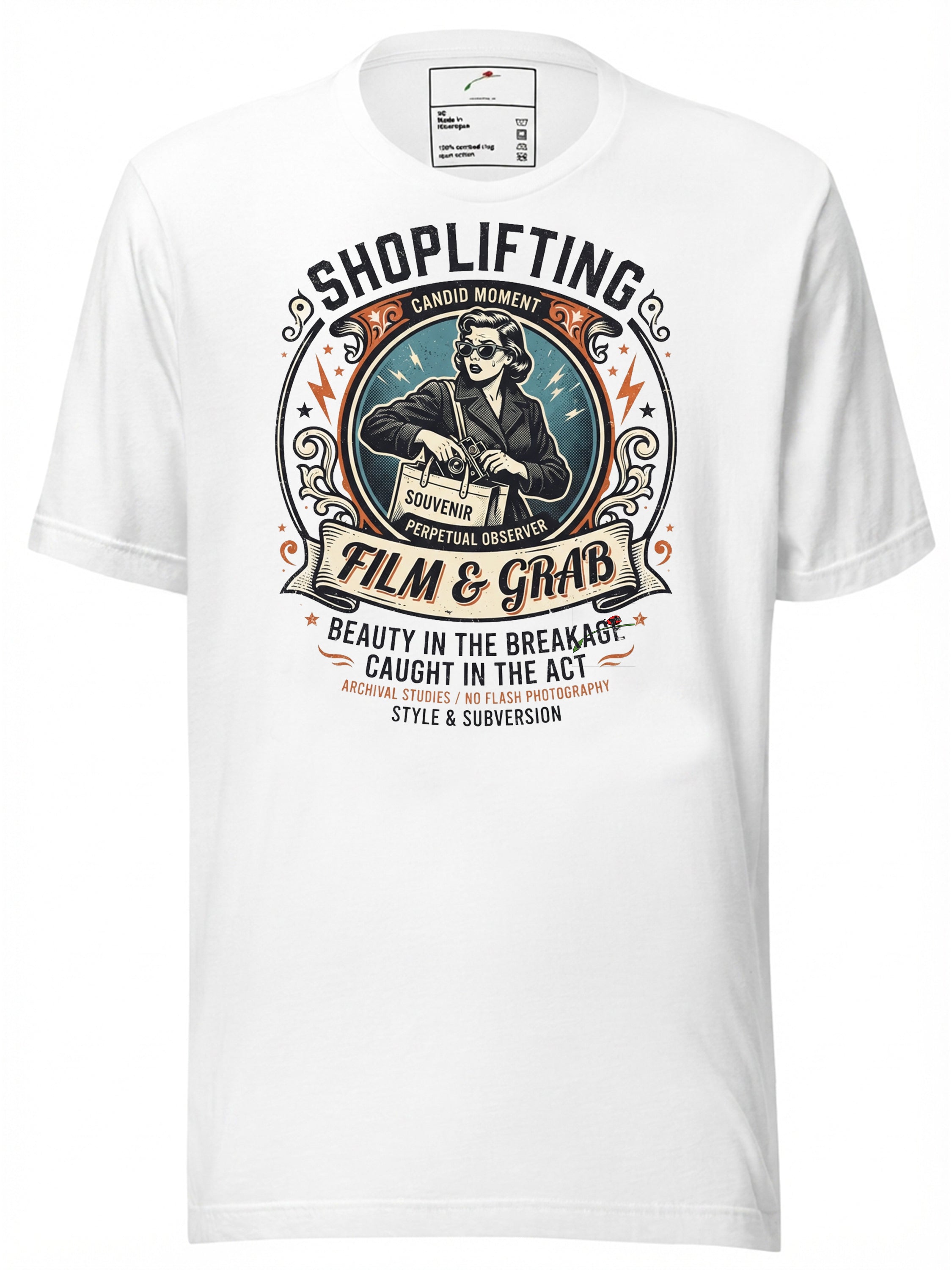 Winona Flock Camera Theft Graphic Tee