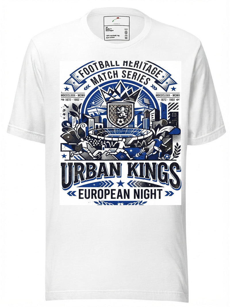 Schalke 04 vs Real Madrid Vintage Match Graphic T-Shirt