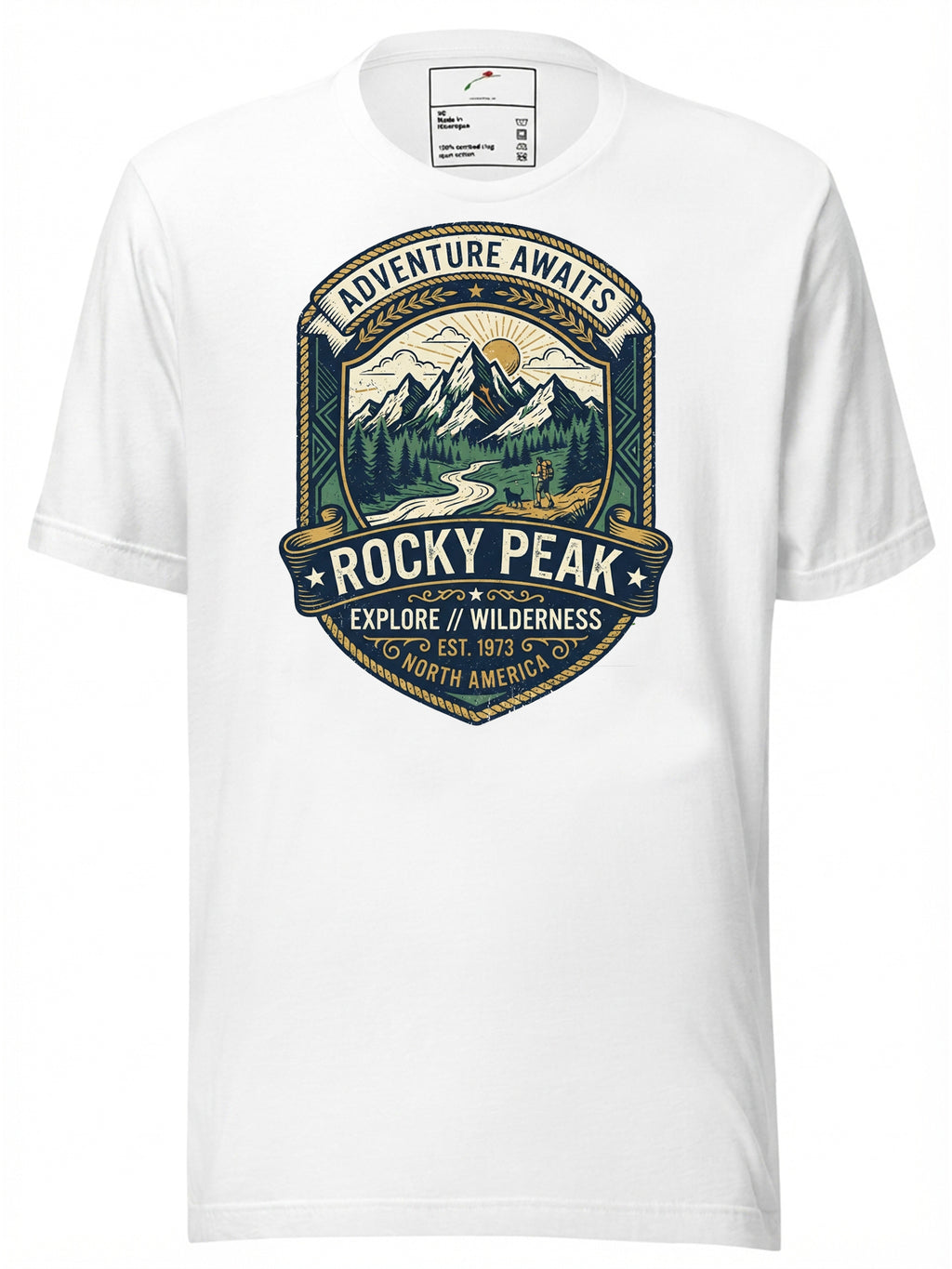Rocky Mount Graphic Tee: Rugged Comfort for Everyday Adventure
