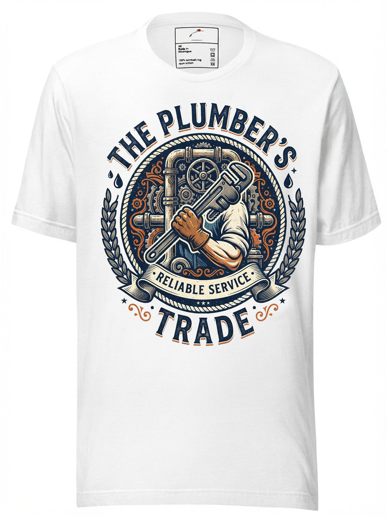 Vintage Plummer Graphic T-Shirt | Classic Style Cotton Tee