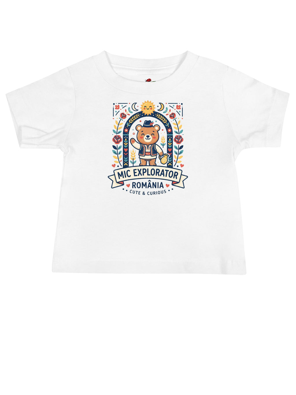 Romania Graphic Crewneck T-Shirt – Soft Everyday Heritage Tee