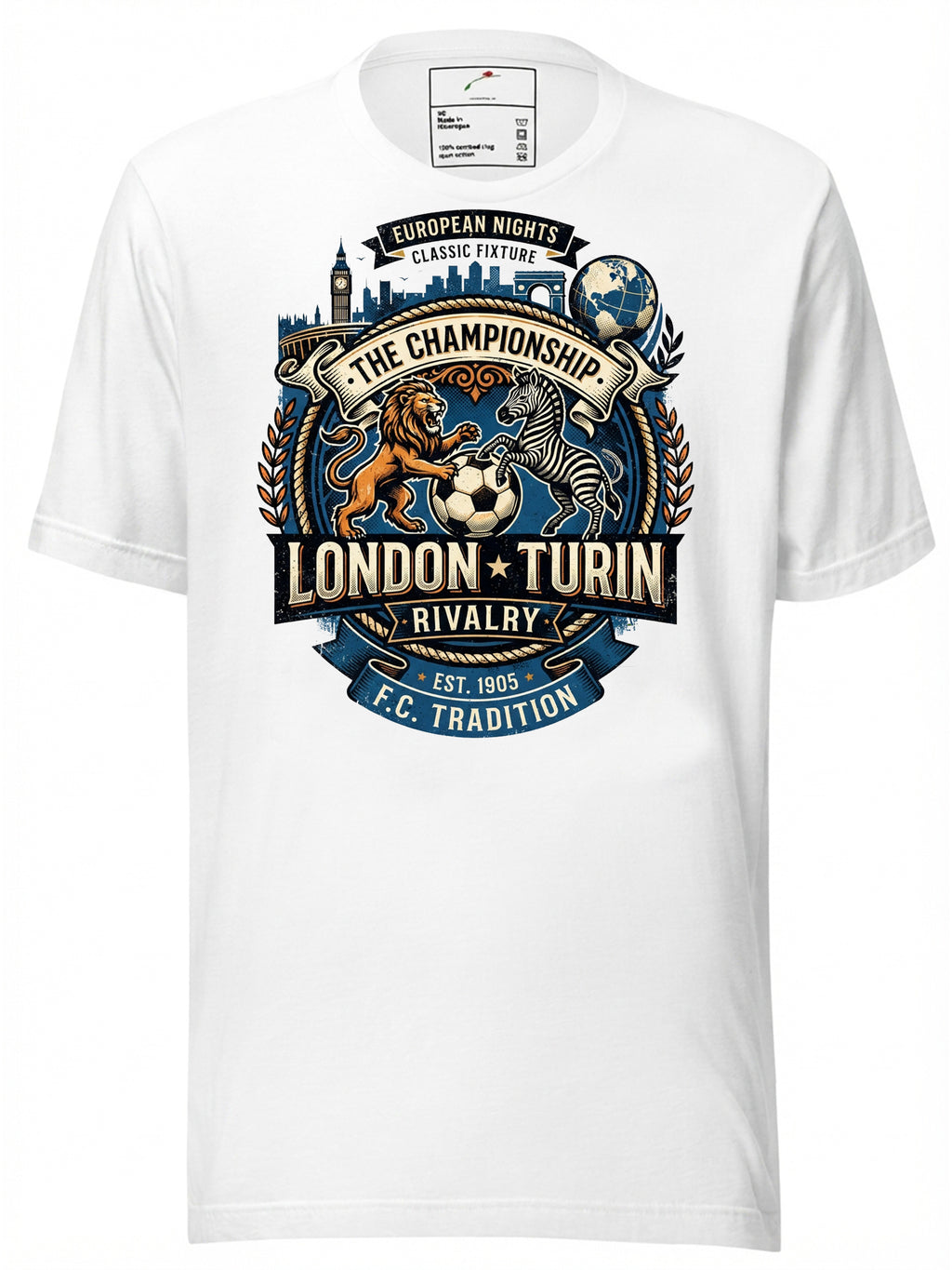 Official Matchday Vibe: Chelsea vs. Juventus Graphic Tee