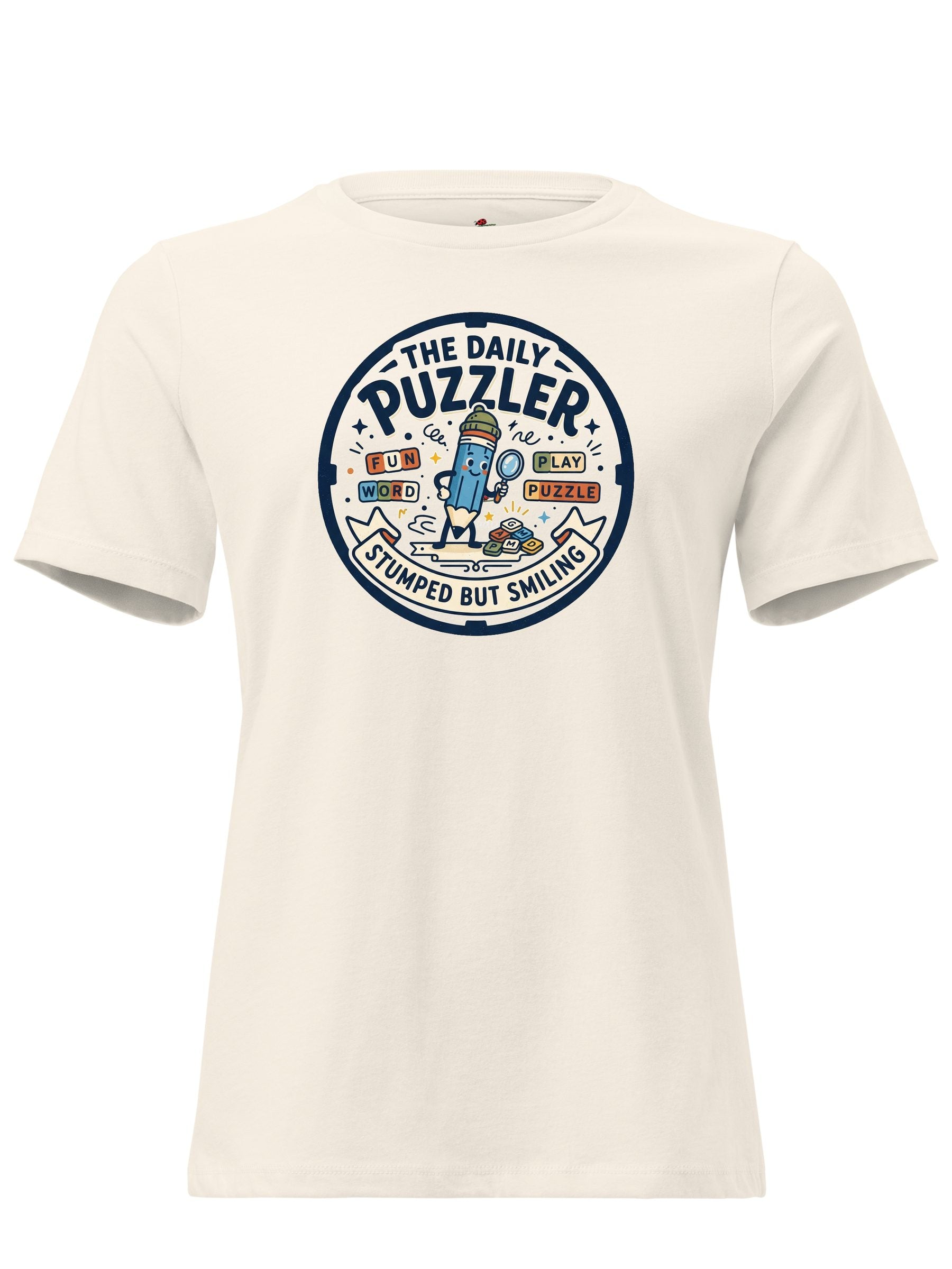 Retro Newspaper Puzzles Graphic T-Shirt