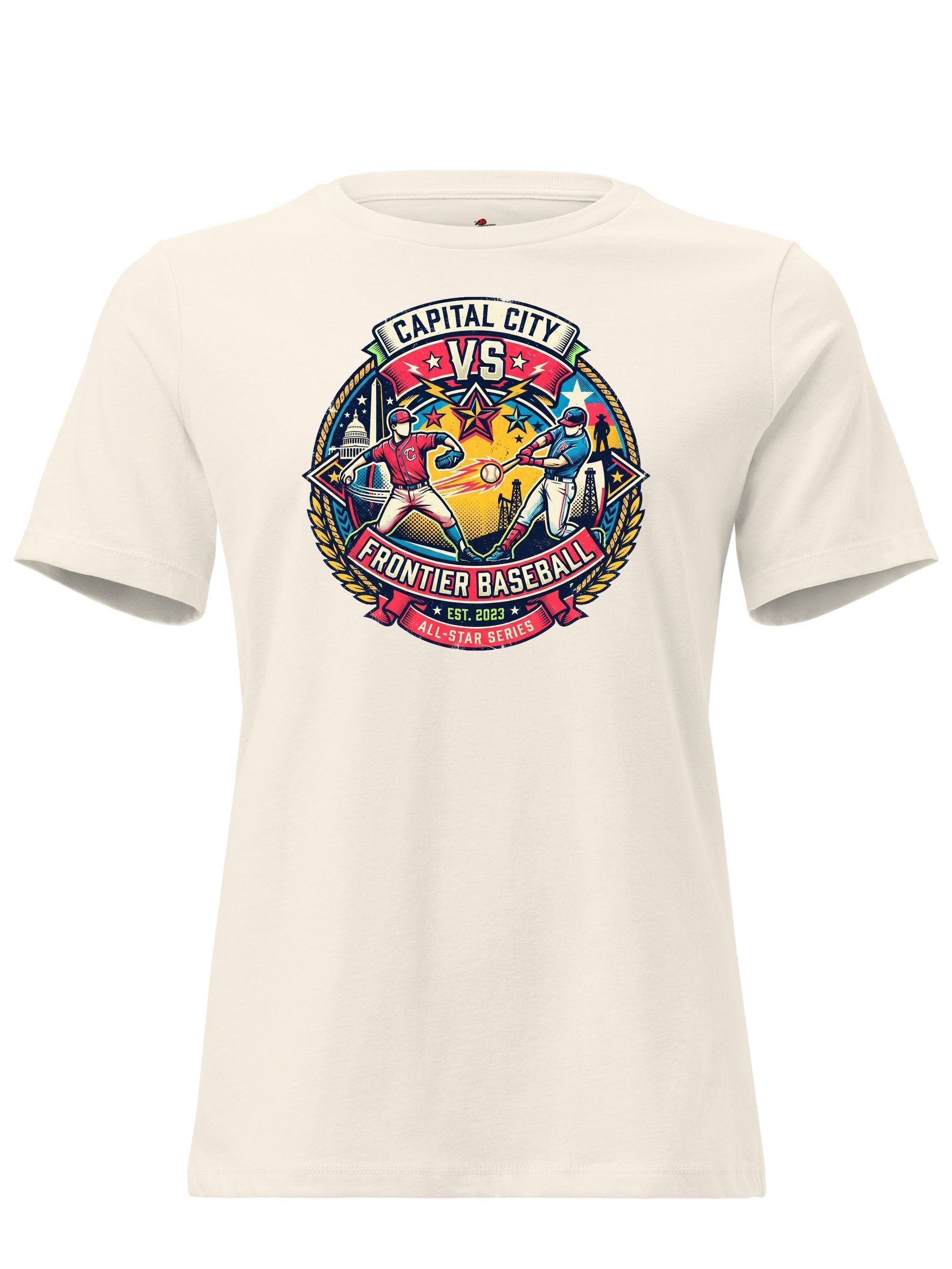 Nationals vs Rangers Matchup Graphic T-Shirt