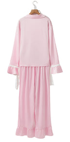 Pink Satin Lounge Set For Ultimate Comfort