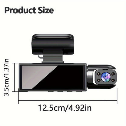 1080p Dual Camera Car Dash Cam