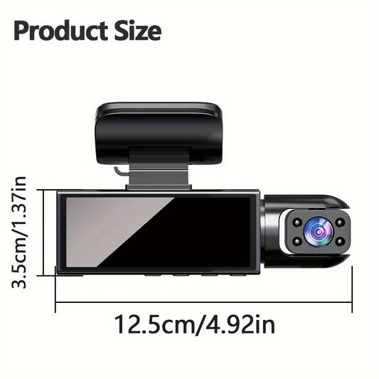 1080p Dual Camera Car Dash Cam